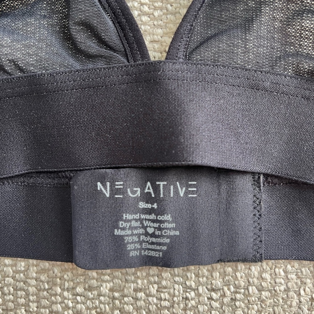 Negative Sieve Triangle Bra - Picture 6 of 7